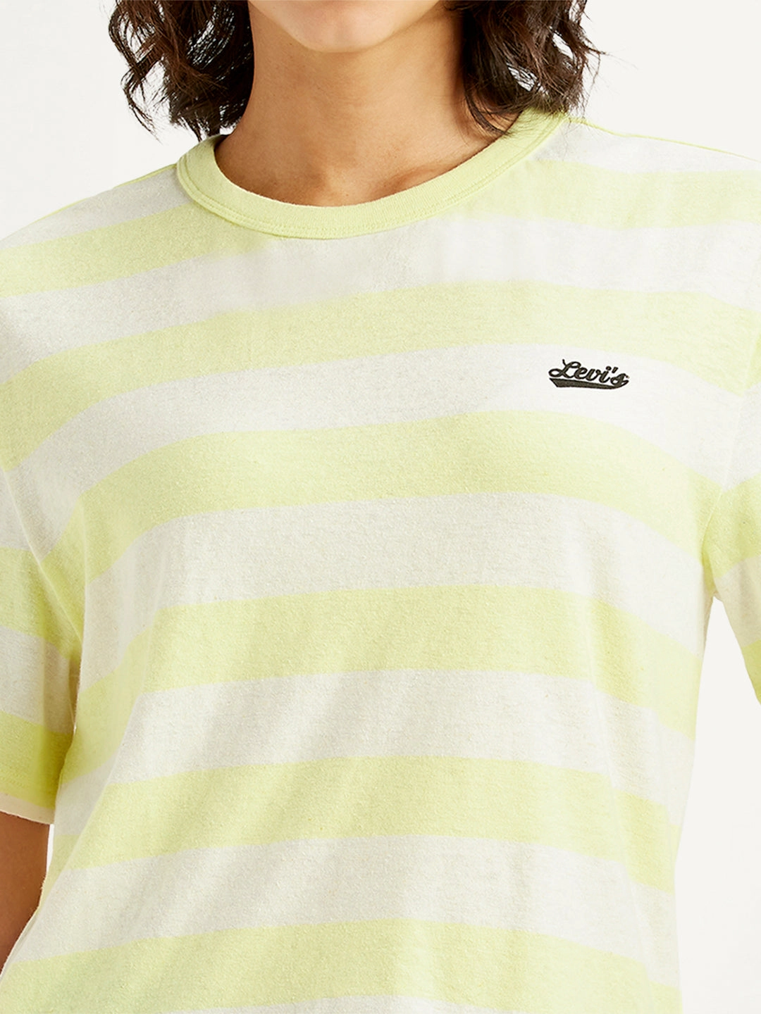 Women's Striped Relaxed Fit T-Shirt