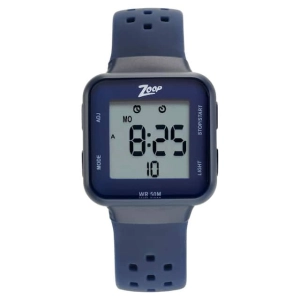 Zoop Digital Grey Dial Silicone Strap