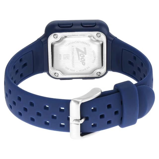Zoop Digital Grey Dial Silicone Strap